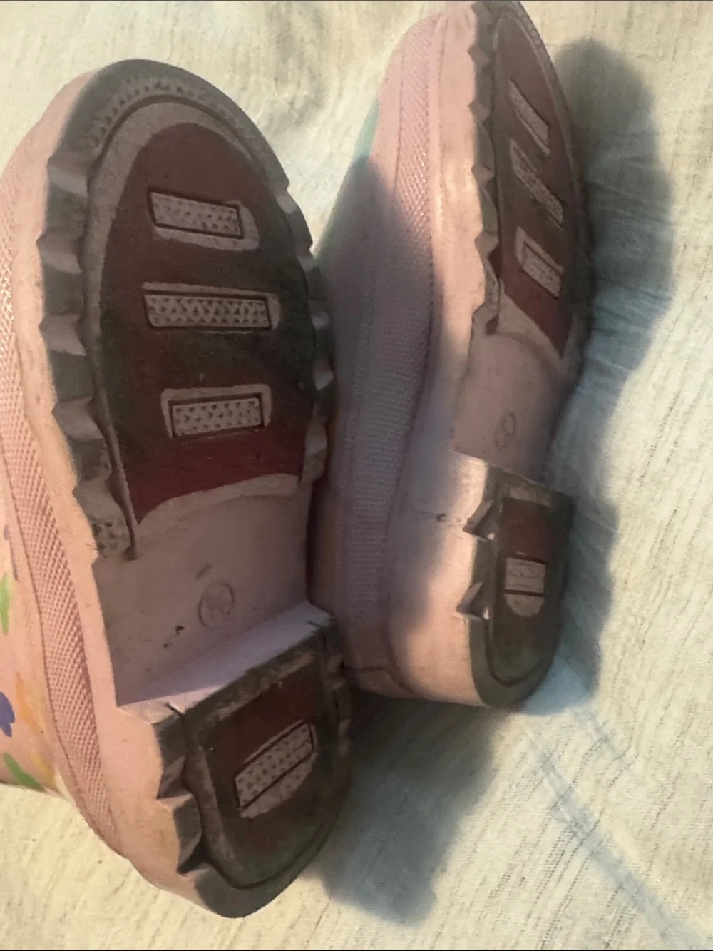 Girls' Pink Heart-Print Rain & Snow Boots with Cozy Lining